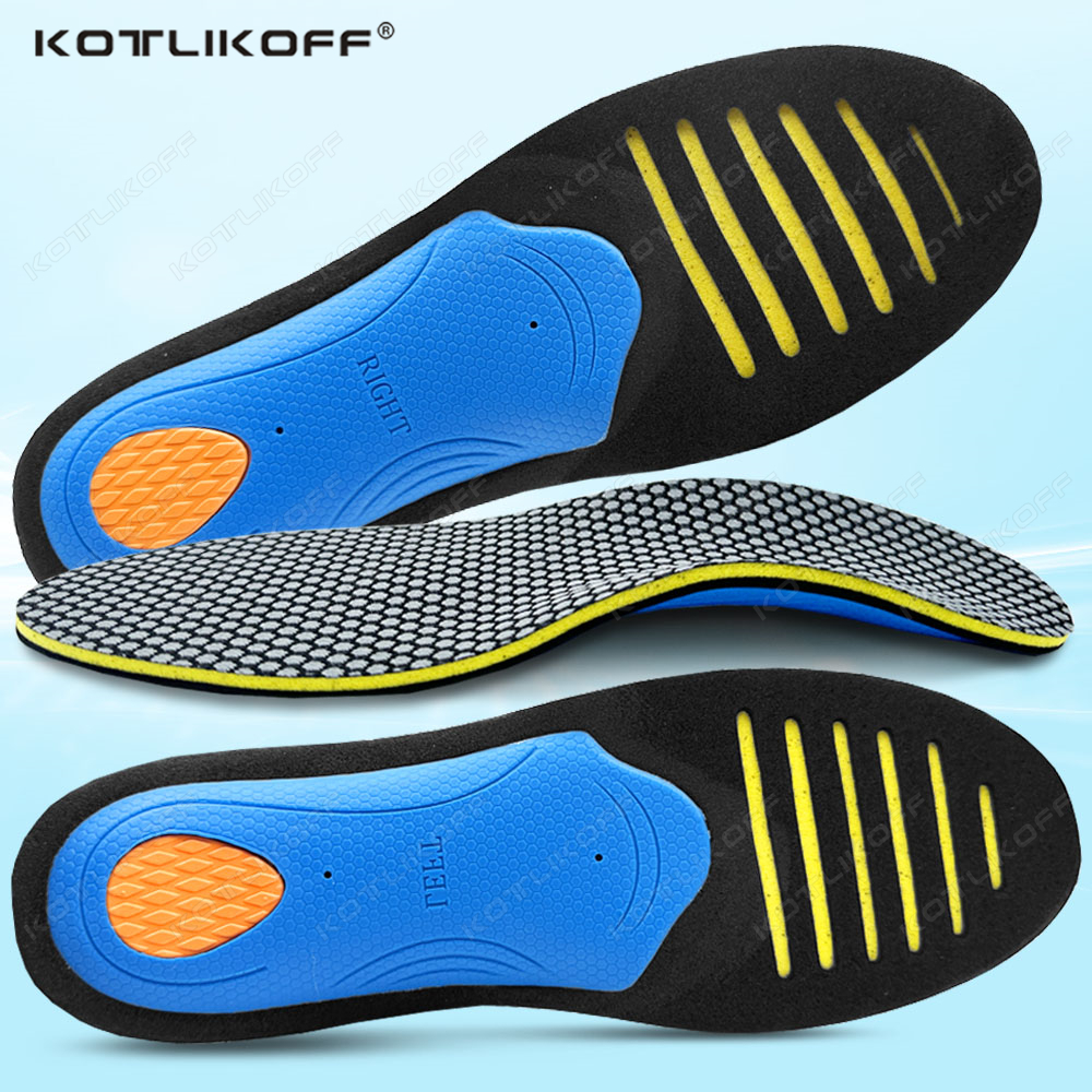 1/2 Pairs EVA Orthopedic Insoles Men Women Flat Foot Support Arch Pad Plantar Fasciitis Relief Antibacterial Health Shoe Inserts