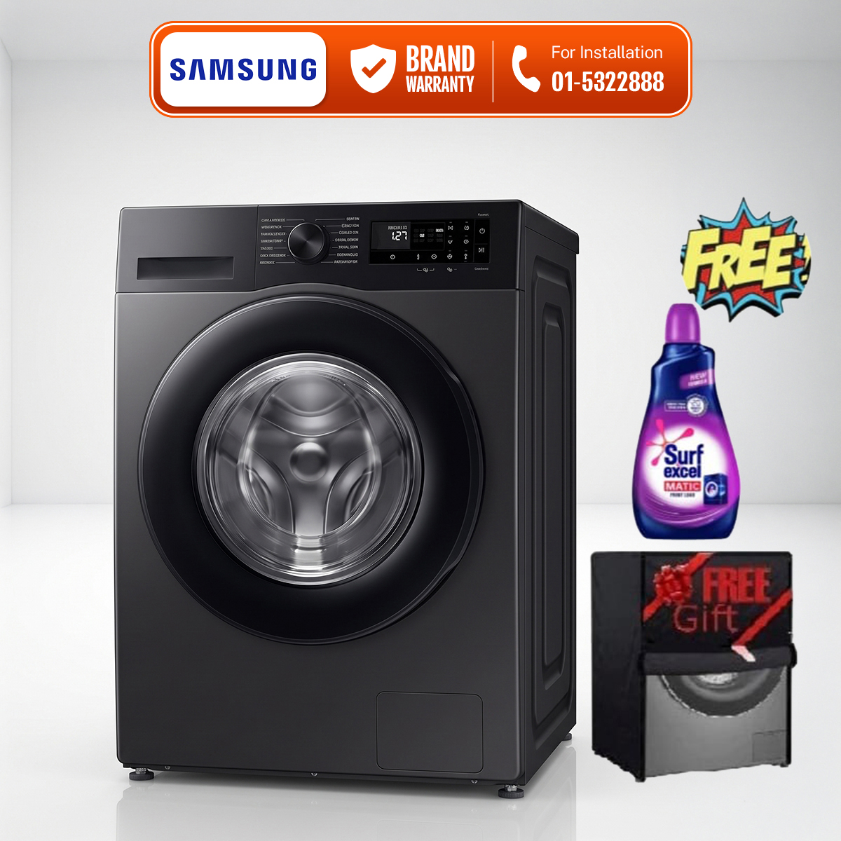 Samsung Washing Machine 9 Kg With WiFi