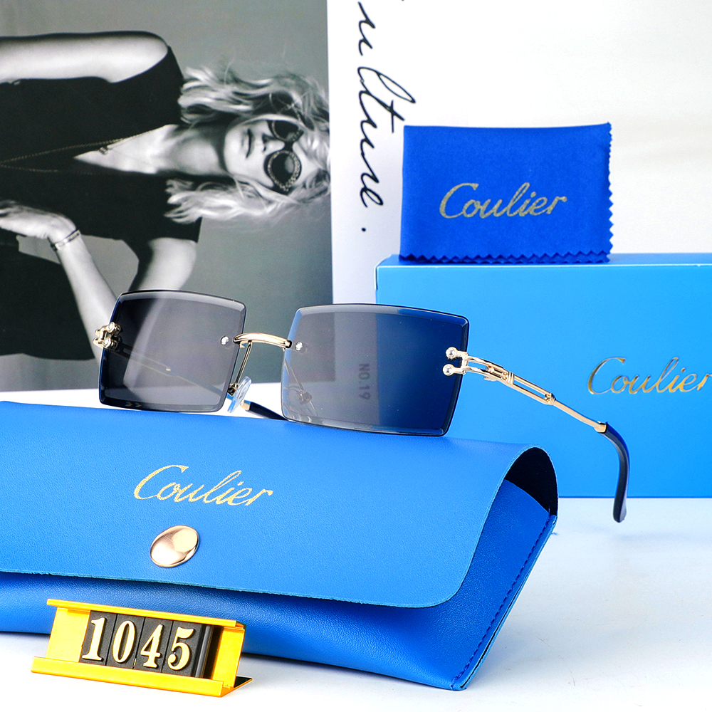 2026 New Fashion Frameless Women Sunglasses Classic Gradient Leisure Sun Glasses Square High Quality Unisex Driving Shades Basic