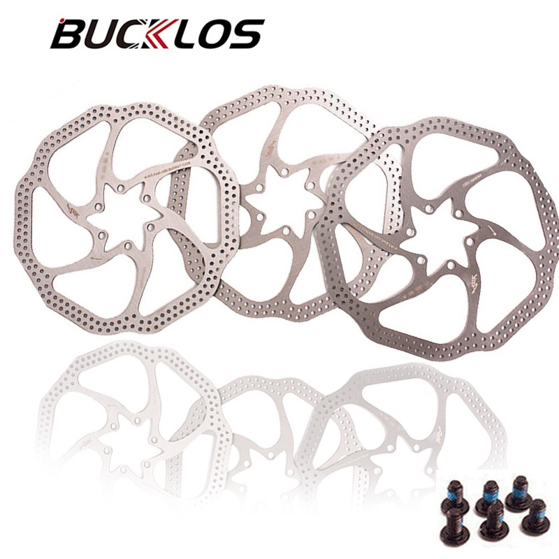 BUCKLOS HS1 Bicycle Disc Brakes Rotor 160mm/180mm Mountain Bike Disc Rotors 6 Bolts Cycling Hydraulic Disc Brake Cycling Parts