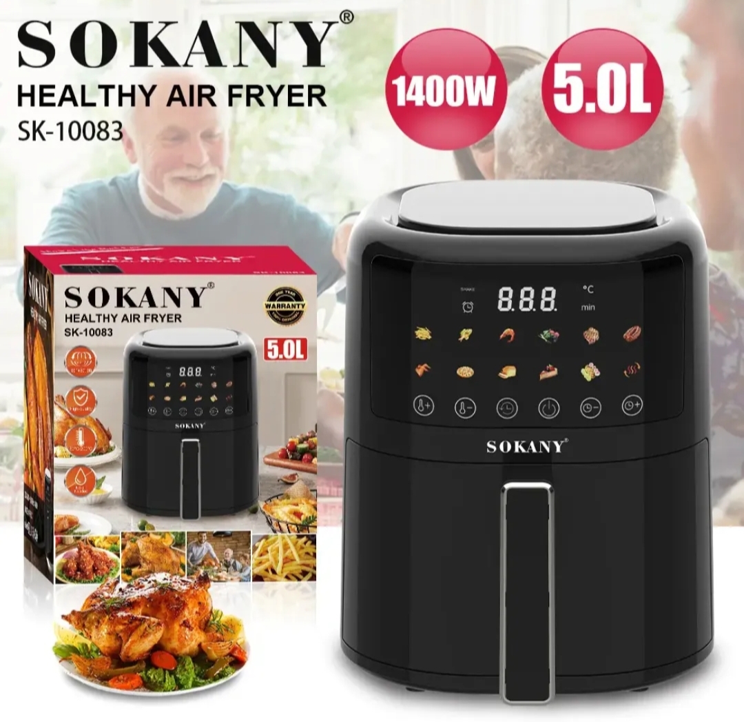 Sokany Digital 5 Ltrs Air Fryer (10083)