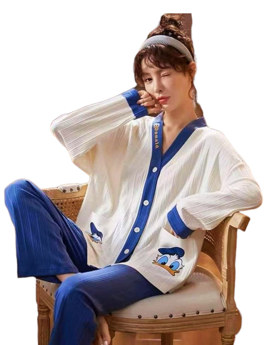 Summer Oversized Korean Style Pajamas Set For Girls