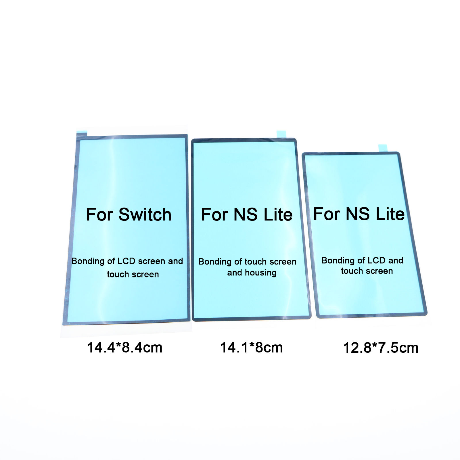 1PC LCD Touch Screen Dustproof Sponge Pad Double Sided Adhesive Pad Frame Parts For Switch /NS Lite Game Host