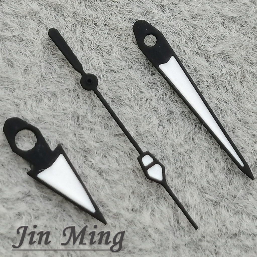 Green Luminous Black Watch Hands 12.5x12x8mm High Quality for NH35 NH36A 7S26 7S36 4R35 4R3 Movements Watch Accessories