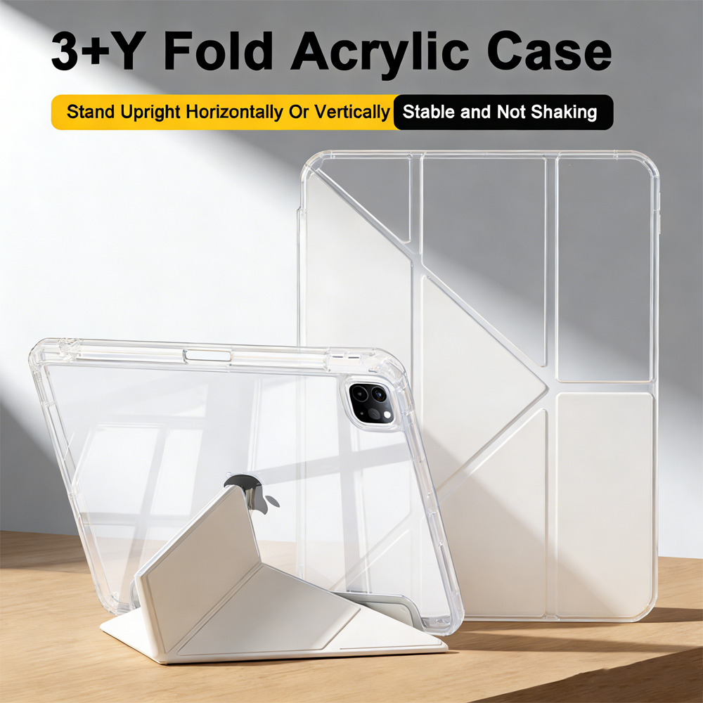 For iPad Air 5 Air 6 A16 11" iPad Pro 11 12.9 13 M5 10th Gen 10.9 10.2 9th 8th 6th 5th 9.7in Mini 7 6 Smart Case with Pen Holder pen gpt