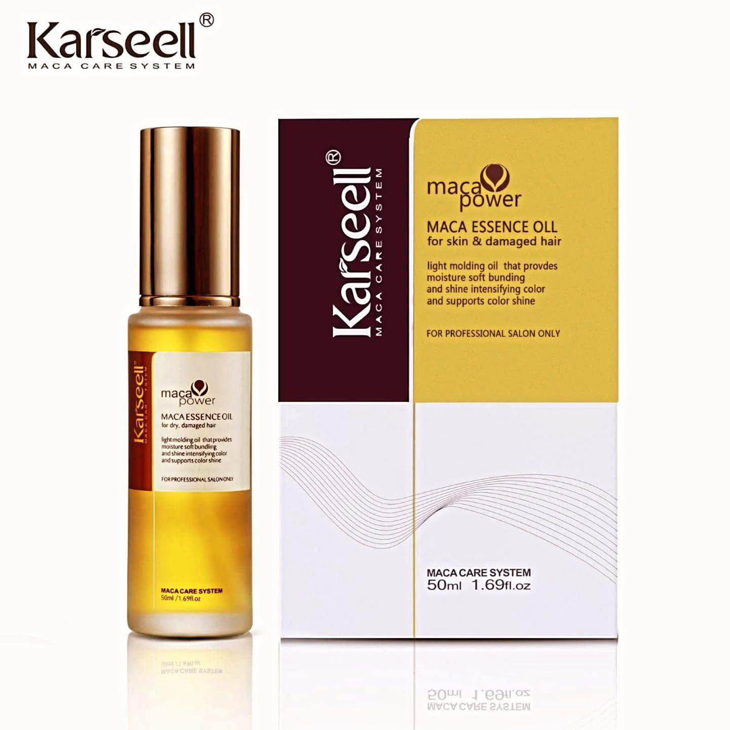 Karseell Moroccan Argan Oil Dry Damaged Hair Healing Cold Pressed Unisex 50ml