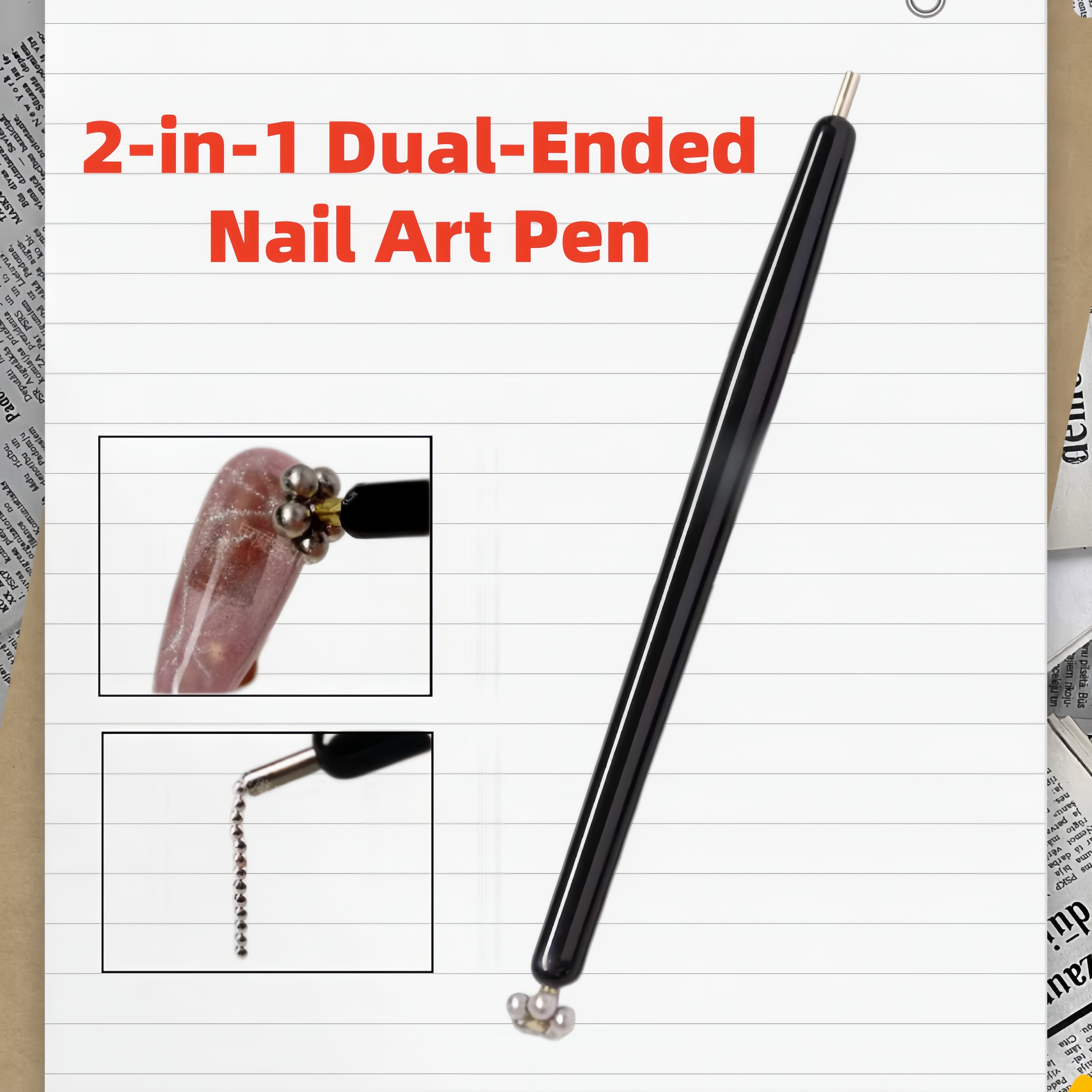 1Pc Dual-Ended Cat Eye Nail Magnet Pen,Magnetic Nail Art Tool, Multi-Functional Design for Cat Eye Gel, Professional Salon Use pen gpt