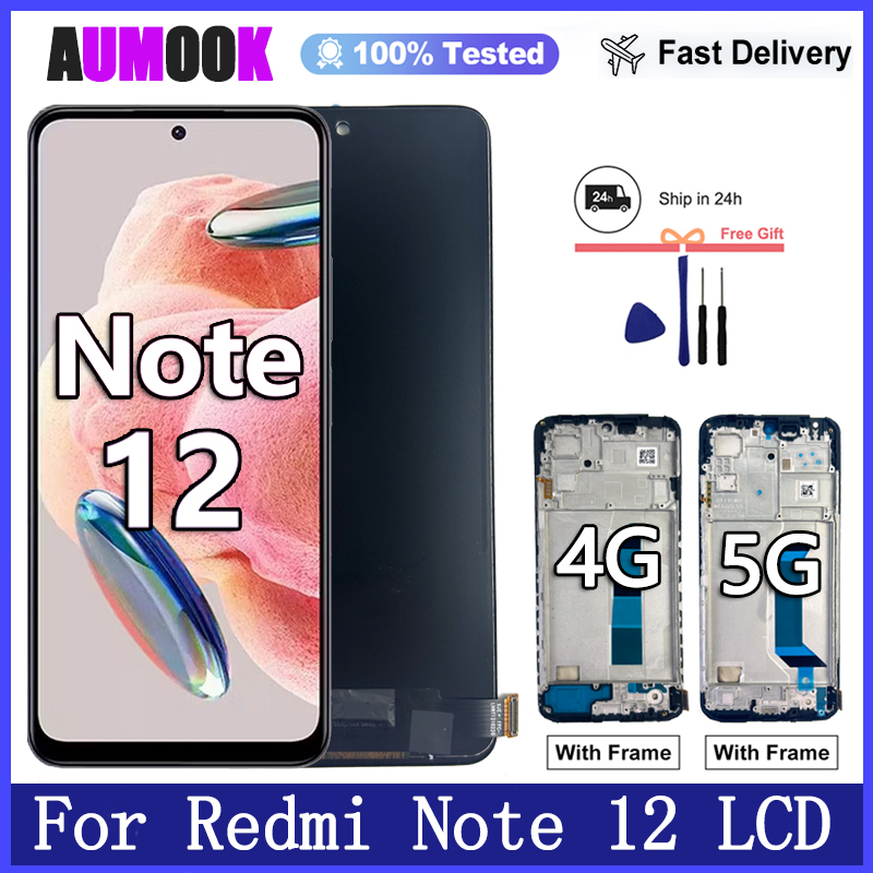 100% Tested LCD For Redmi Note 10 5G Display Touch Screen Digitizer Assembly for redmi note 10 5g Lcd