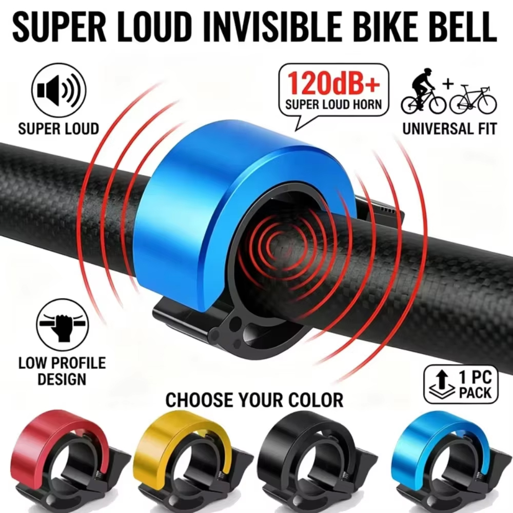 New Alloy Horn Children's Bicycle Bell Loud Sound Alarm Warning Handlebar Horn Bike Bell Children Bike