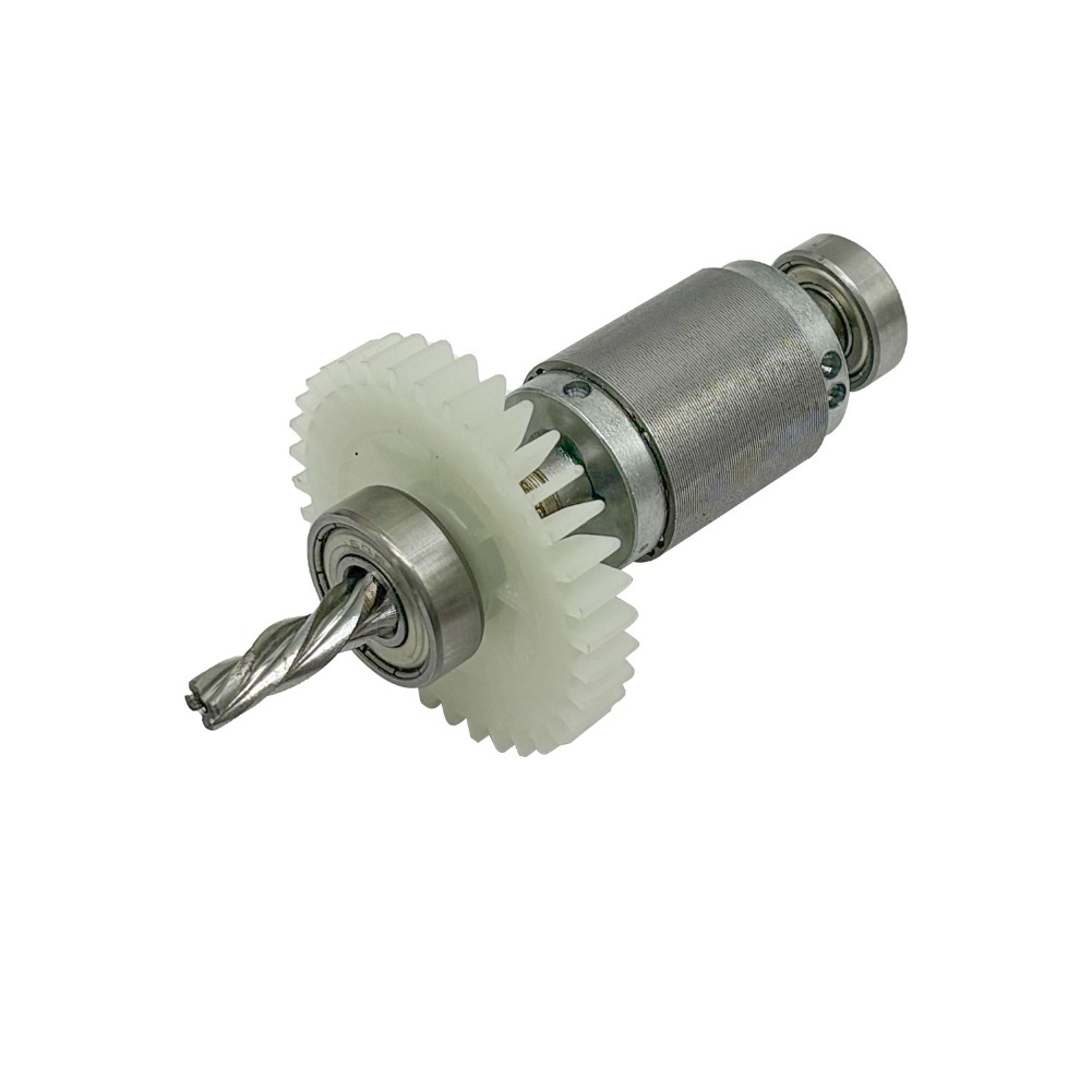 Electric chain saw rotor brushless 12 inch with 4 teeth and upper lower bearings rechargeable motor replacement compact