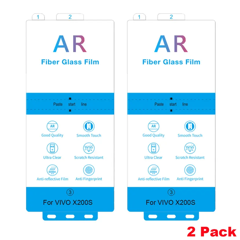 2Pcs Enhanced Transparency AR Film For X300 Ultra X300s X200 Pro Mini X200s IQOO 16 15 Anti-reflection Screen Protector
