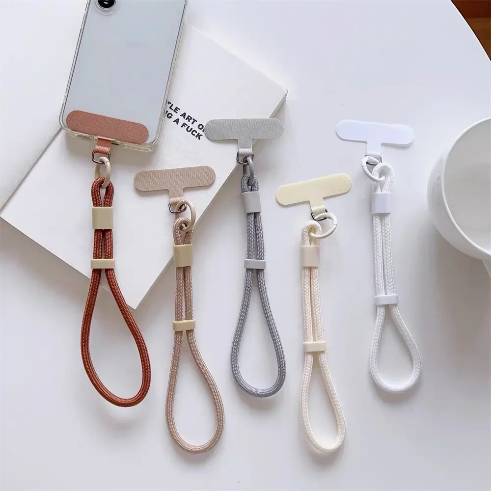 Modern Candy Colored Cellphone Lanyard Adjustable Wrist Strap Phone Chain Keychain Universal Anti-Loss Phone Strap