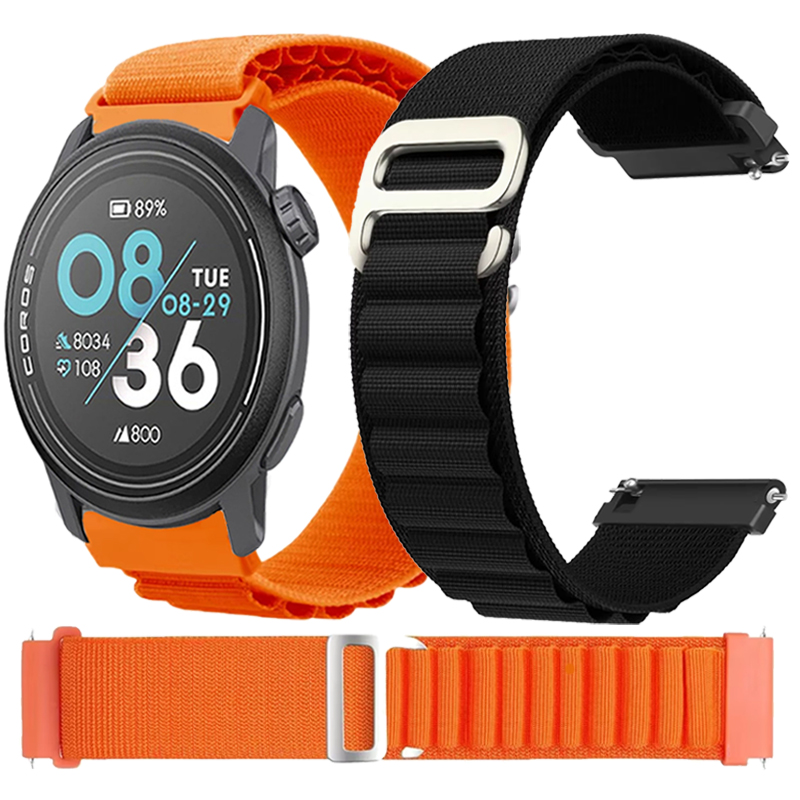 20mm 22mm Nylon Loop Strap For COROS PACE 3/2 Soft Sports Band Bracelet For COROS APEX 42mm 46mm 2 Pro/Pro Watchband Accessories