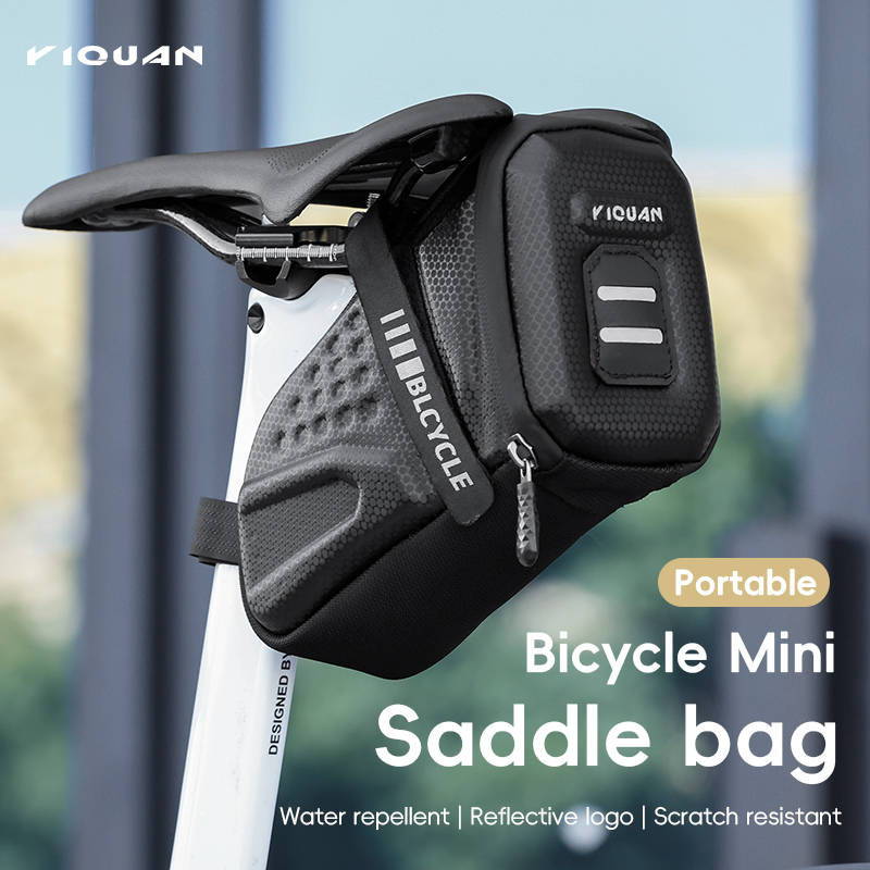 ESLNF Hard Shell BikeTail Bag Waterproof Outdoor Sports Mountain Road Bicycle Saddle Bag EVA Reflection Cycling Rear Bag