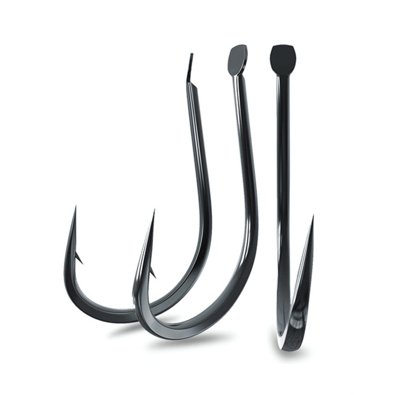 50PCS Small Fishing Hooks Freshwater Carbon Stainless Steel Size 1 - 13 Barbed Carp Hooks Fishing
