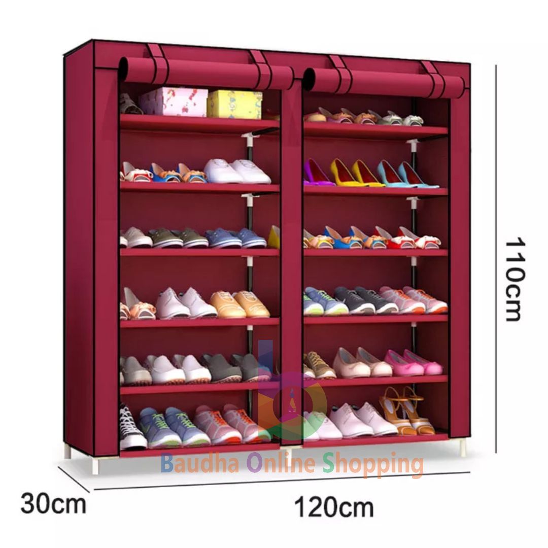 Double Cabinet Shoes Rack