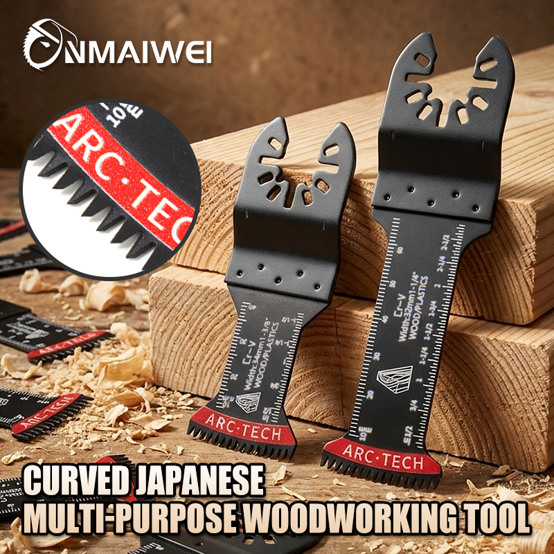 Oscillating Multi Tool Blades Japanese Teeth Arc Tech Curved Wood Cutting Blades Universal Oscillating Saw Bladesfor Power Tools
