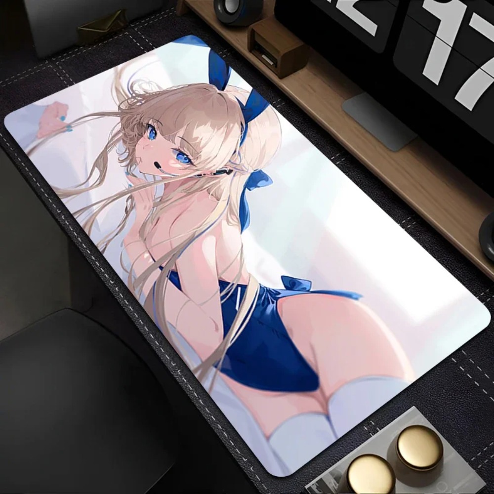 Mouse Pad Blue Archive Asuma Toki Mousepad Laptop Anime Bunny Girl Keyboard Pad PC Gaming Accessories Kawaii Desk Mouse Mat