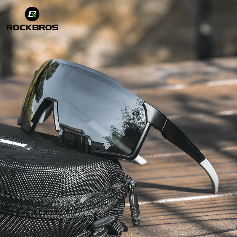 ROCKBROS Sunglasses Polarized/Photochromic Cycling Glasses UV400 Outdoor Sports Eyeglasses Protection Goggles