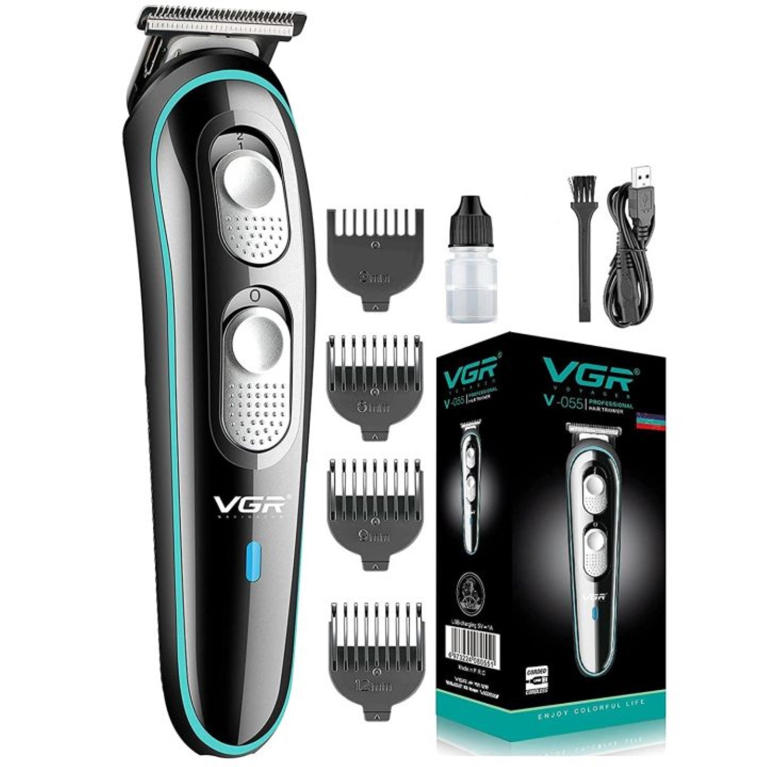 VGR 0-55 Professional Rechargeable Cordless Beard Hair Trimmer