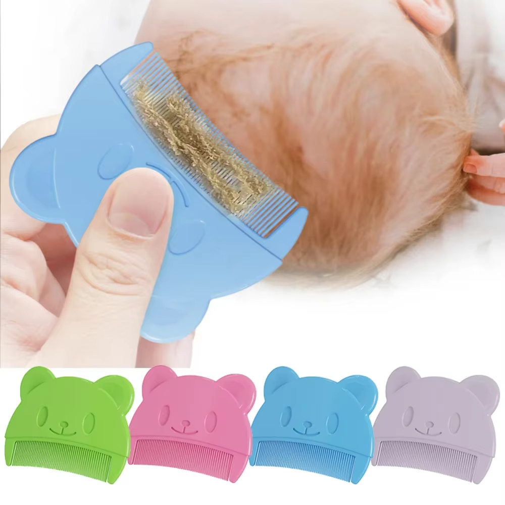 Baby Hair Brush Infant Fetal Head Fat Cleaning Brush Newborn Soft Hair Comb Head Massager for Bathing Comb Baby Care Accessories