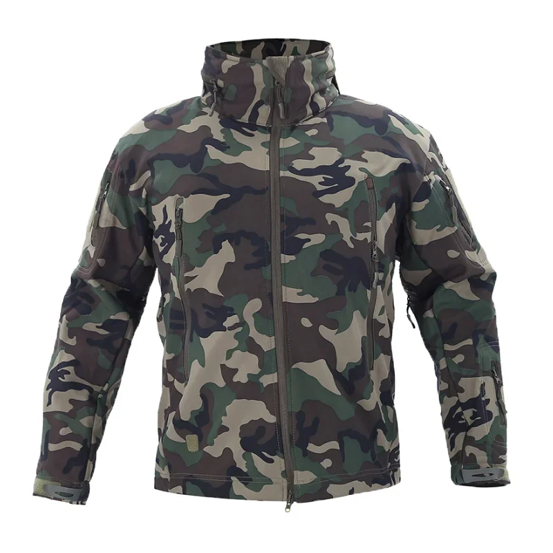 Winter Autumn Jacket Suit Men SoftShell Waterproof Jackets Fishing Hiking Camping Climbing Fleece Jacket
