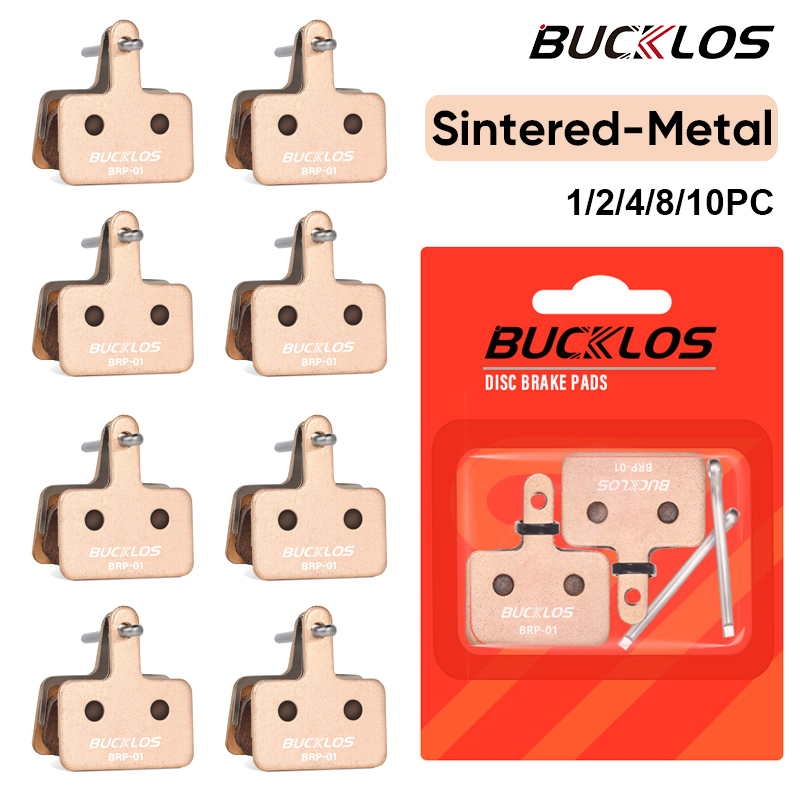 BUCKLOS Bike Sintered-Metal Disc Brake Pads MTB Hydraulic Disk Brake Pad Fit B01S B05S Bicycle Brake Part for Shimano MT200 M535