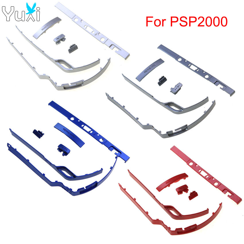 YuXi Plastic Button Frame On/OFF Power Button Strip For PSP 2000 PSP2000 Border Housing Shell Plastic Frame WIFI Switch Key