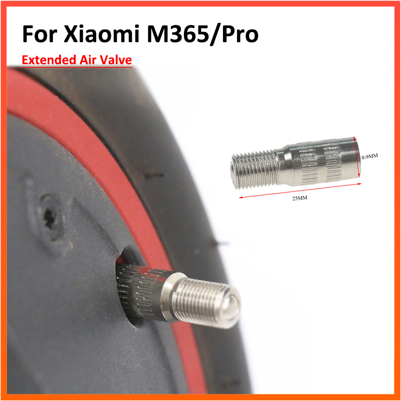 Extension Air Valve for M365 / 1S / Pro Max G30 Electric Scooter Motor Front Wheel Inflatable Tire Nozzle Parts