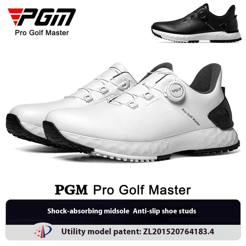 PGM XZ358 Golf Shoes Men's Sports Shoes Comfortable Cushioning Buckle Waterproof Anti Slip Golf Height Boosting Shoes
