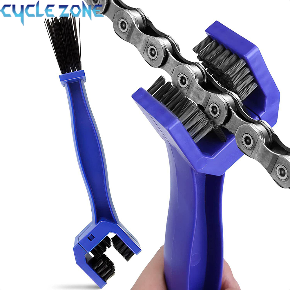 Premium Bike Chain Cleaner Kit Portable Mountain Road Bicycle Cleaning Brush Tool Set