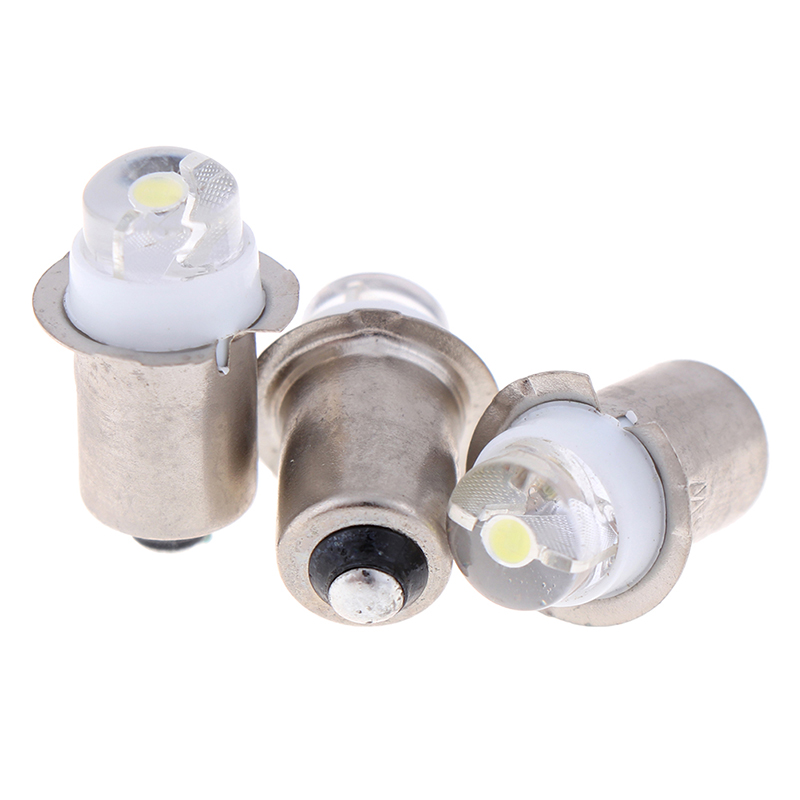 1PCS New P13.5S PR2 PR3 LED Miniature Lamp 0.5W DC 3V 4.5V 6V 1SMD for Flashlight Replacement Bulb Torches Work Light 40-60lm