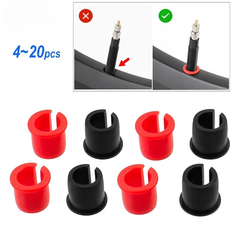 10/20pcs Schrader to Presta Valve Adapters Rim Hole Converters for MTB Road Bikes Easy Installation