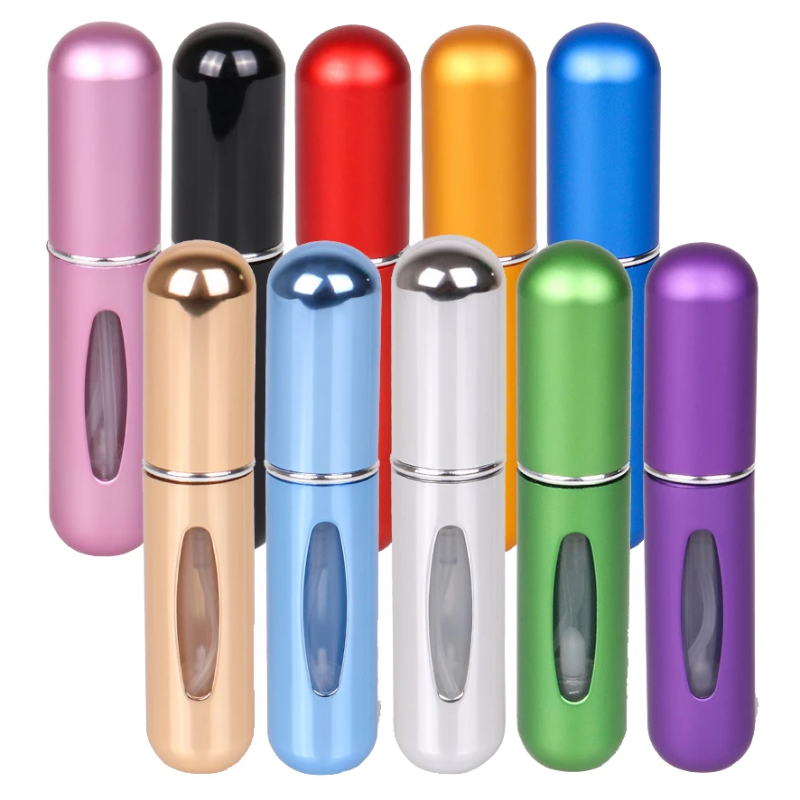 5/10PCS 5ML Mini Portable Refillable Perfume Bottle Refill Spray Bottle Cosmetic Container Atomizer Bottle For Travel