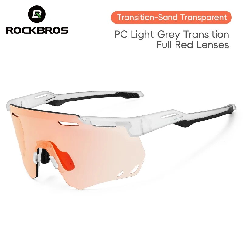 ROCKBROS Sunglasses Polarized/Photochromic Cycling Glasses UV400 Outdoor Sports Eyeglasses Protection Goggles