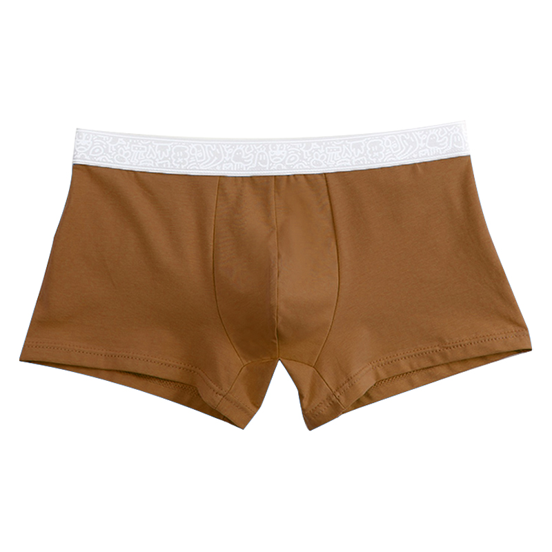 Teenagers' Antibacterial Pure Cotton Underwear, Men's Boxer Shorts for the Developmental Period, Breathable Sports Shorts for Junior and Senior High School Boys