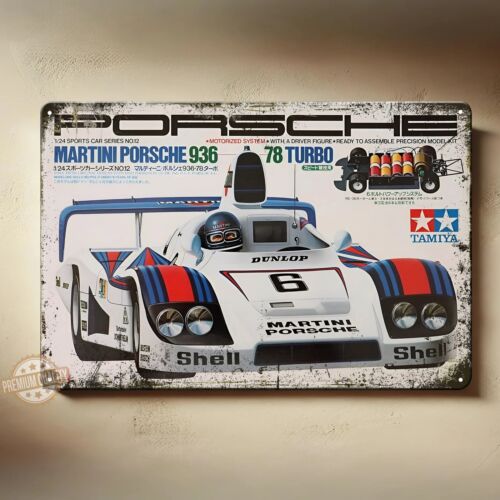 Tamiya Martini 936 Metal Poster - Rc Car Sign Size:20x30cm-aluminum