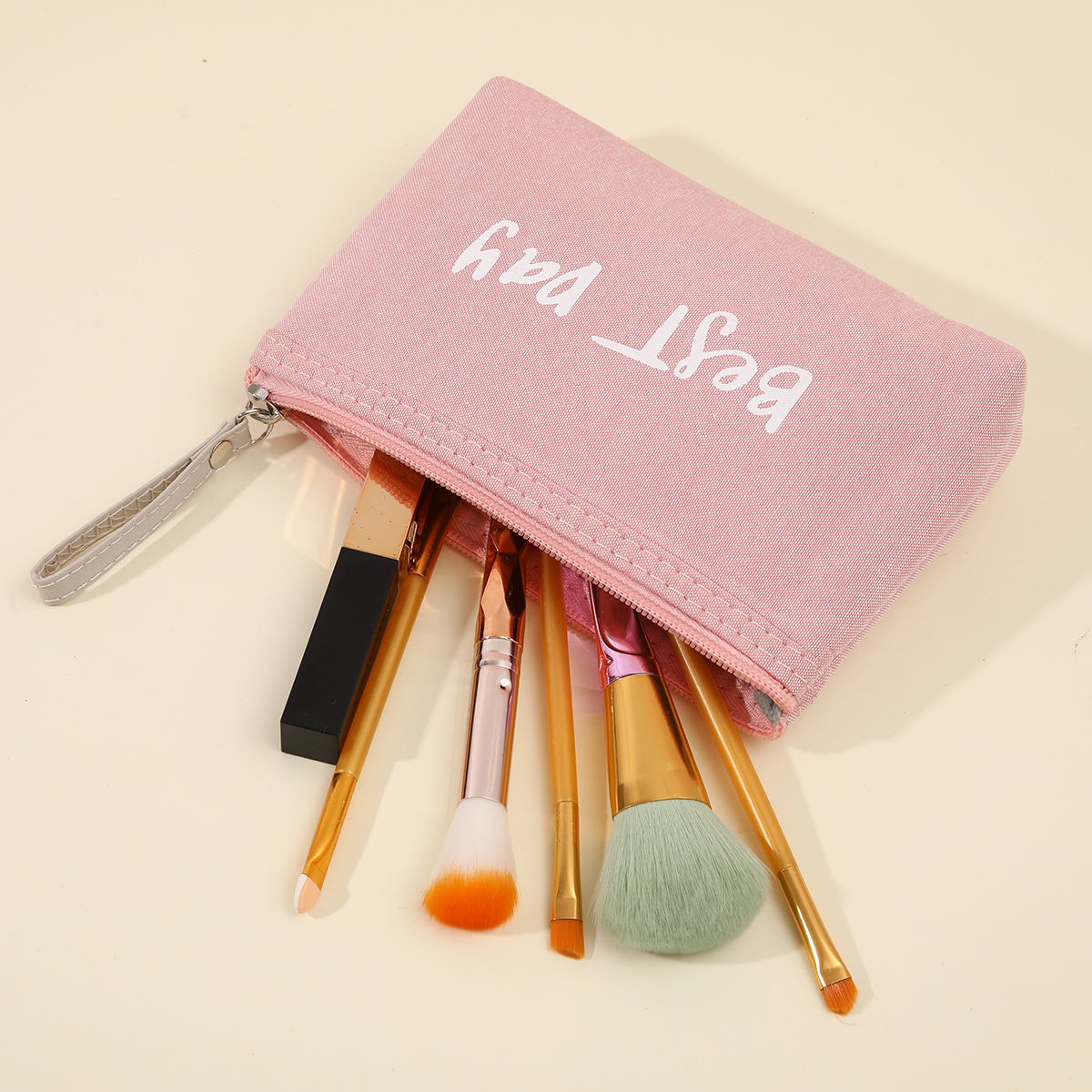 Summer travel makeup bag portable makeup storage bag for going out Canvas coin purse mobile storage bag