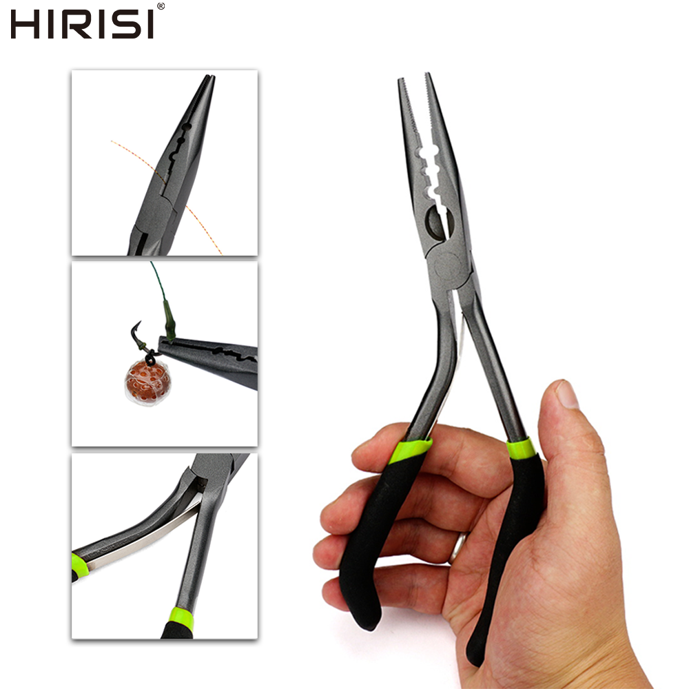 Hirisi PX04-9 High Carbon Steel Fishing Pliers Hook Remover & Line Cutter Professional Durable Fishing Tools for Carp Angling