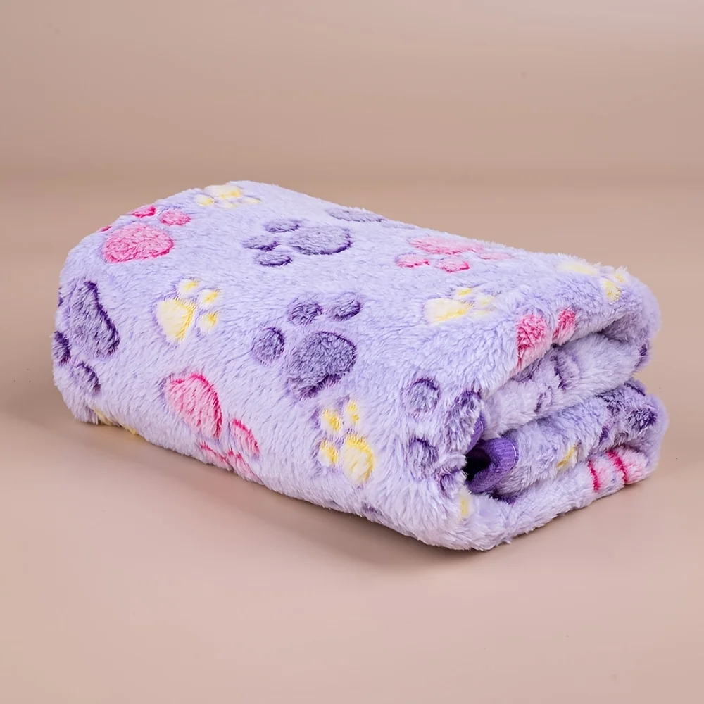 Soft Dog Bed Winter Warm Dog Sleeping Mat Thickened Pet Mat for Small Medium Large Dogs Cute Print Pet Blanket Pet Supplies