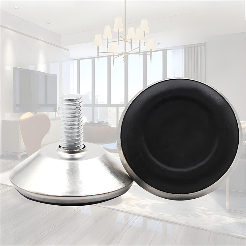 32PCS 30 Bottom M6 Adjustable Screw Furniture Legs Display Cabinet Foot Pad Sofa Table Foot Pad Rack Screw Pad Support Foot
