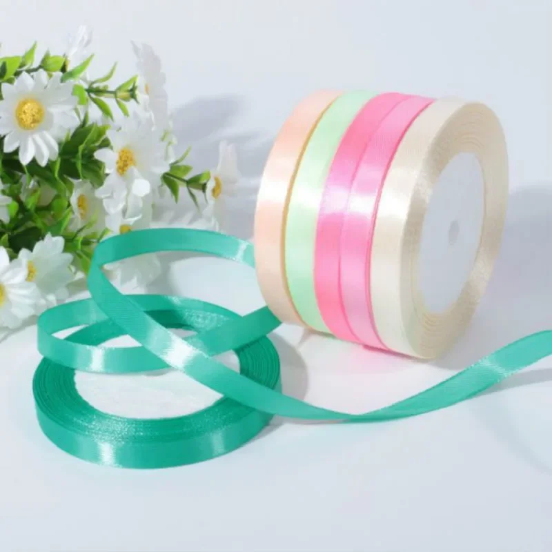 25yard 6mm 10mm 15mm 20mm 25mm 40mm 50mm Silk Satin Ribbons for Crafts Bow Handmade Wrap Party Wedding Coth DIY Decorative