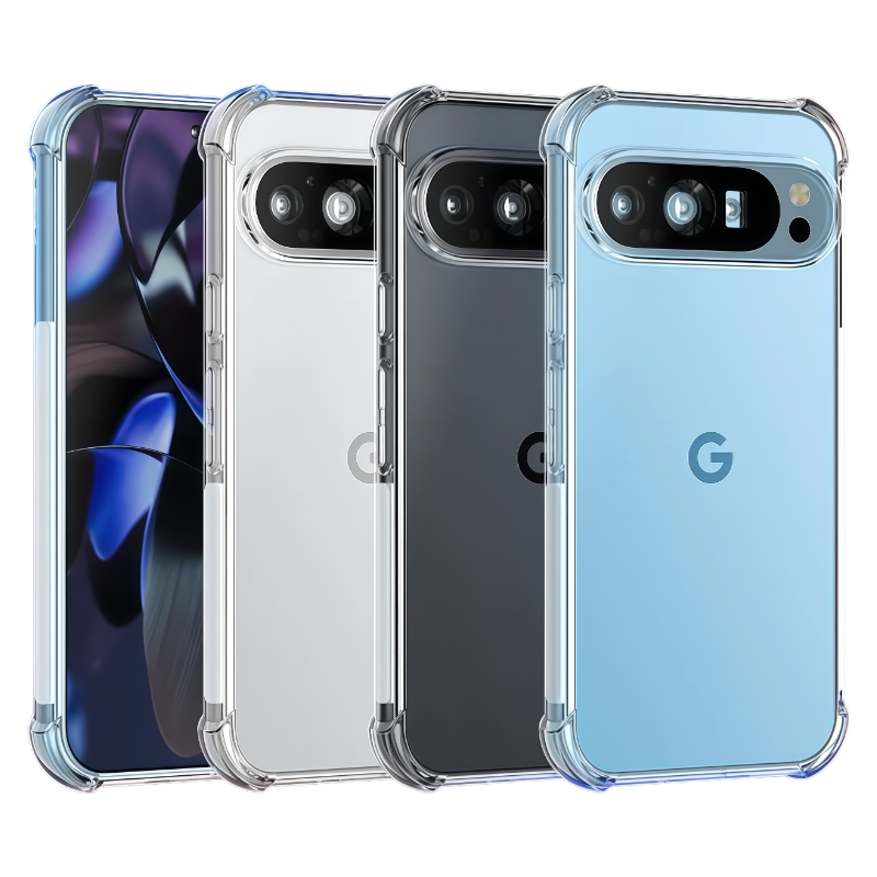 Soft Slim TPU Phone Case for Google Pixel 10 9 Pro XL 8 7 6 Pro 9a 8a 7a 6a Transparent Back Cover Clear Shel