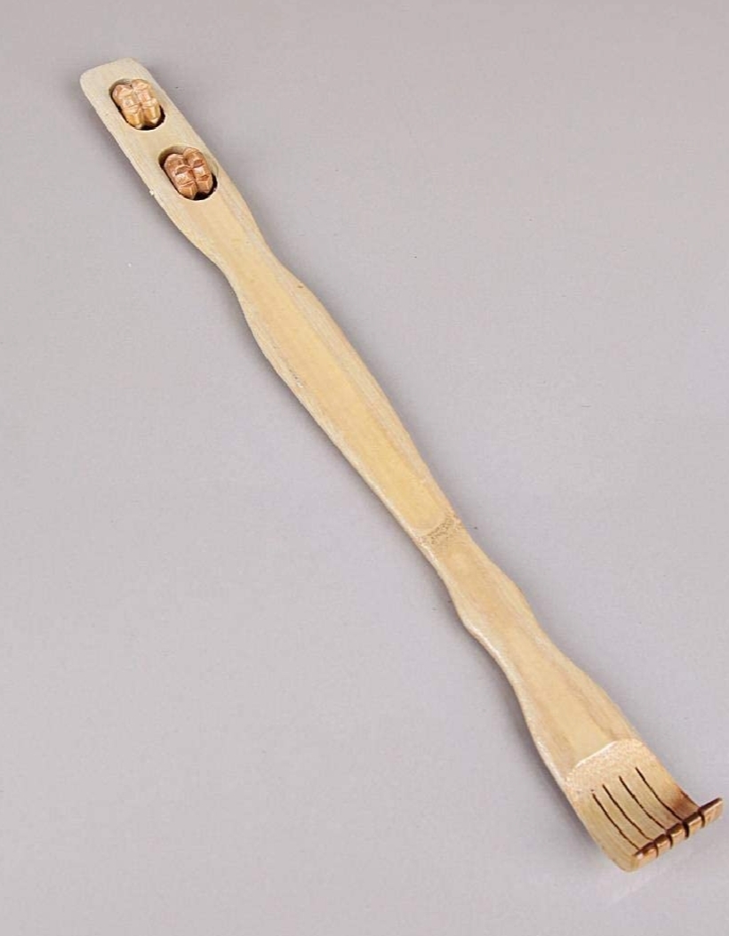 Bamboo Back Scratcher Body Massage Roller