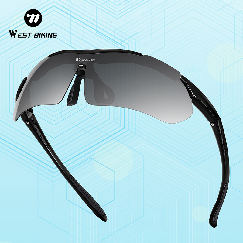 WEST BIKING Polarized Cycling Glasses UV400 Protection Unisex Outdoor Sunglasses Anti-Glare Cycling Goggle MTB Road Bike Eyewear