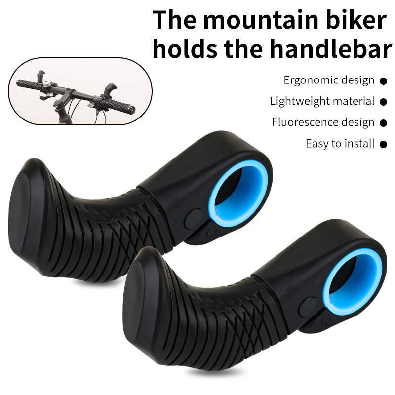GUSTAVO Ergonomics Design Mountain Bike Bar Ends Rest Handle Bicycle Bar Ends Rest Bar