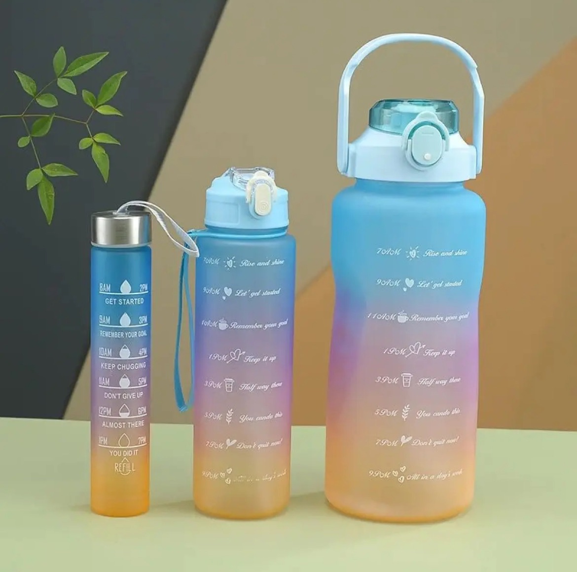 Bottle 3 in 1 Multicolor - Set of 3