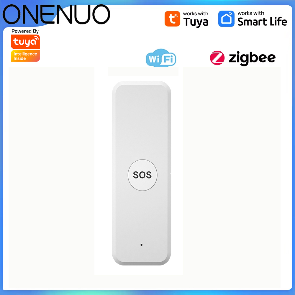 Tuya WiFi or Zigbee WiFi Panic Button for Elderly Senior Emergency Fall Alert Devices SOS Life Alarm Caregiver Pager Tuya Smart