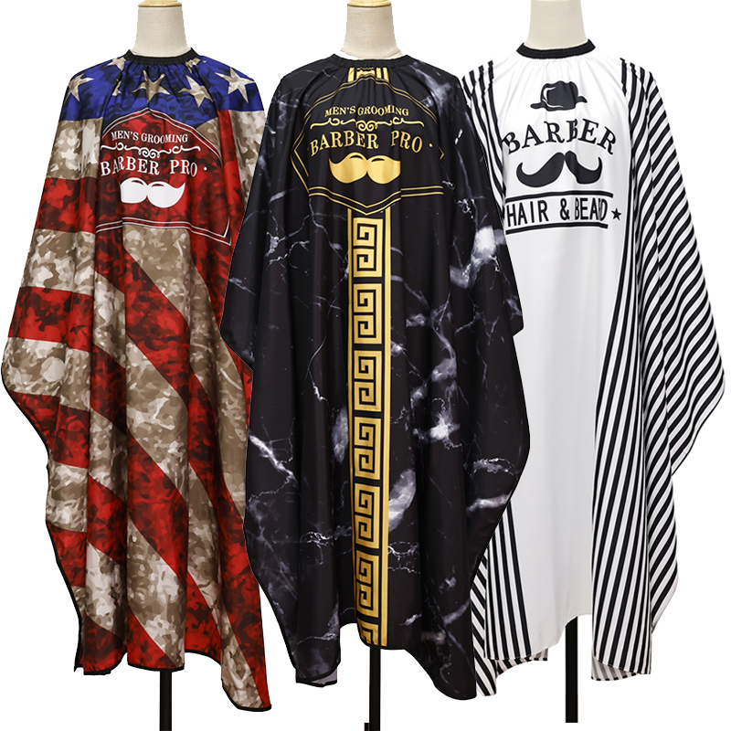 New Hair Cutting Cape Pro Salon Hairdressing Cloth Gown Barber Waterproof Hairdresser Apron Haircut Coat