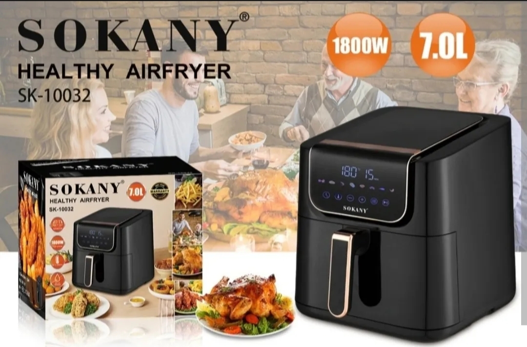 Sokany Digital Air Fryer 7 Ltrs Big Size